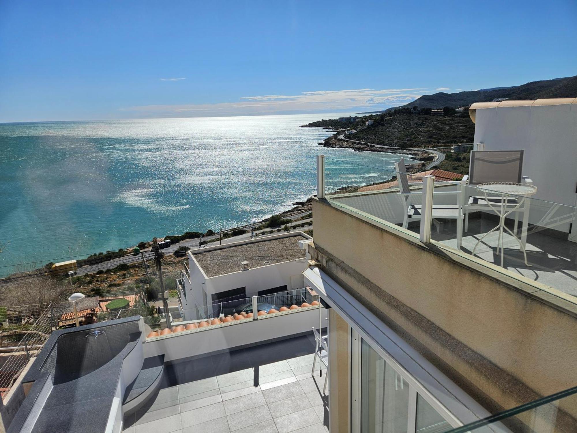 Fantastico Duplex Con Vistas Impresionantes Al Mar Leilighet Peñíscola Eksteriør bilde