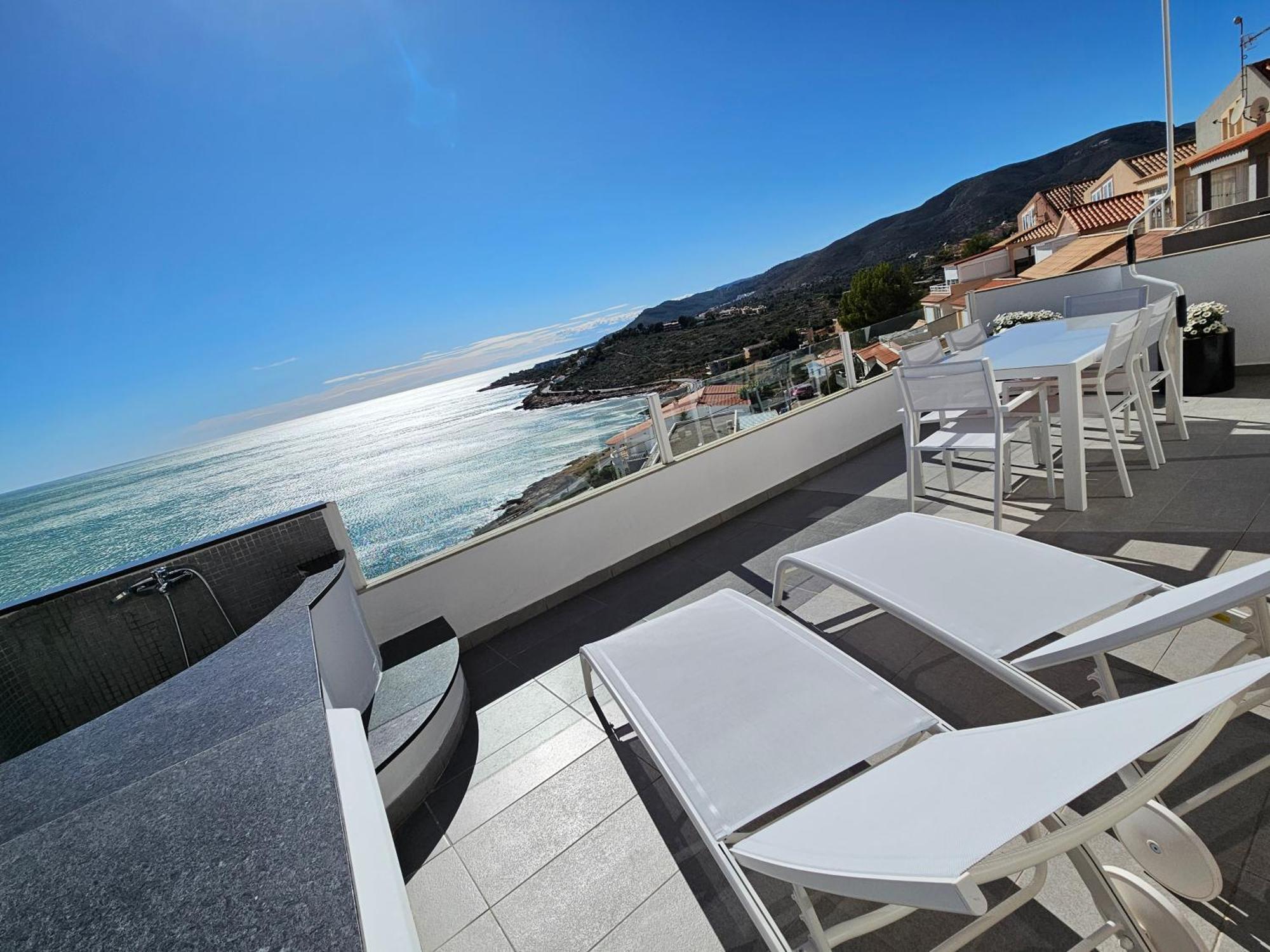 Fantastico Duplex Con Vistas Impresionantes Al Mar Leilighet Peñíscola Eksteriør bilde