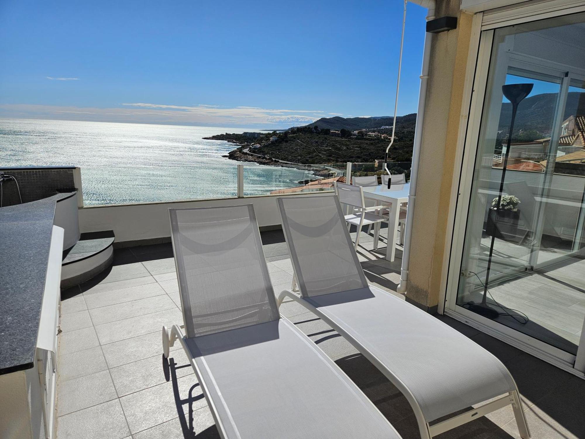Fantastico Duplex Con Vistas Impresionantes Al Mar Leilighet Peñíscola Eksteriør bilde