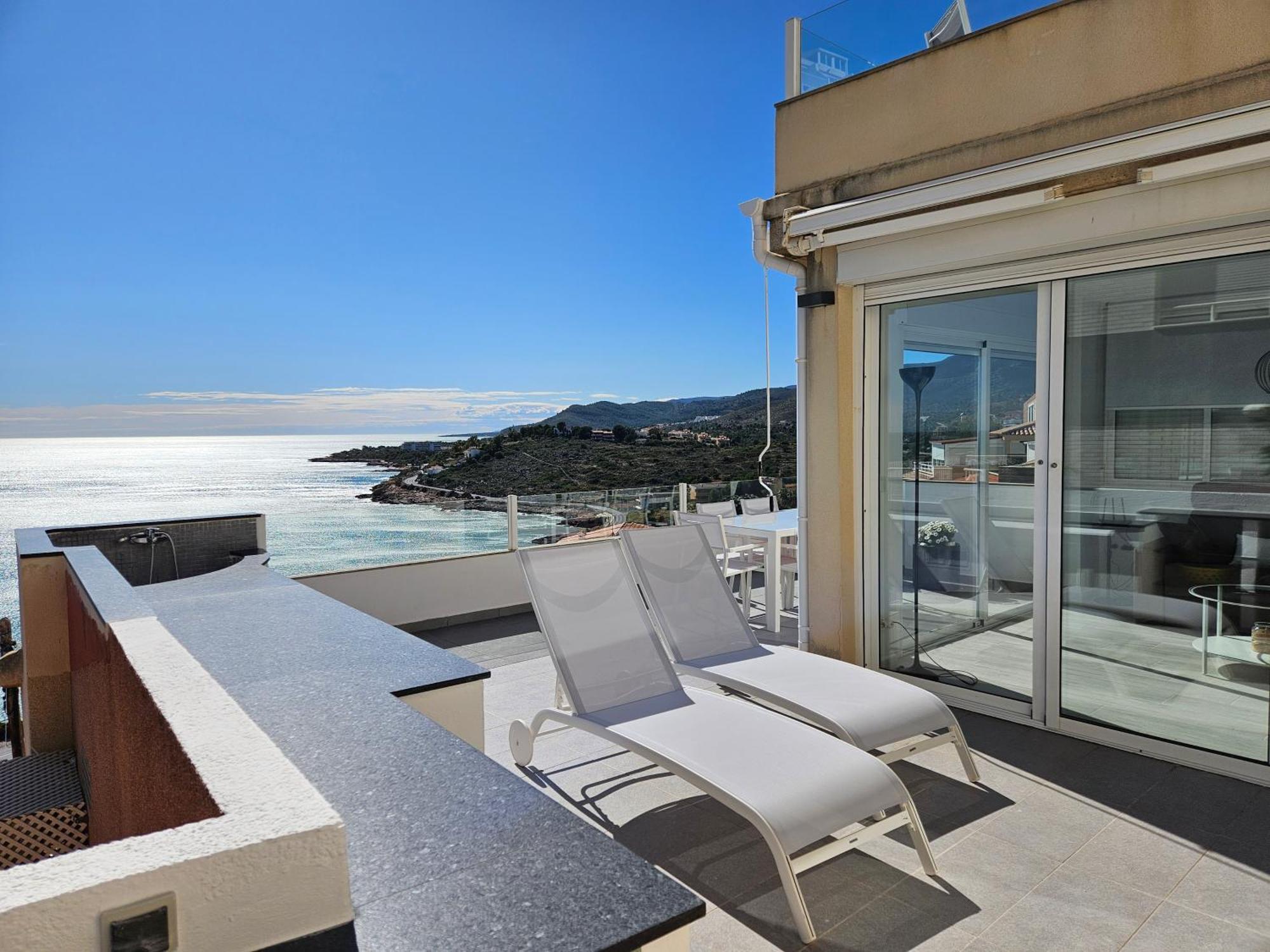 Fantastico Duplex Con Vistas Impresionantes Al Mar Leilighet Peñíscola Eksteriør bilde